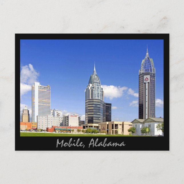 Mobile, Alabama Postcard (Front)