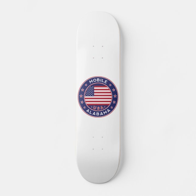 Mobile, Alabama Skateboard (Front)