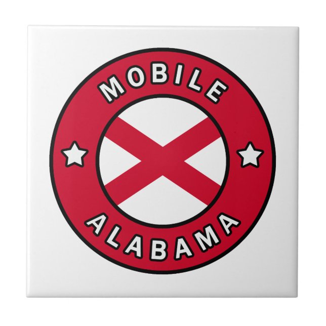 Mobile Alabama Tile (Front)