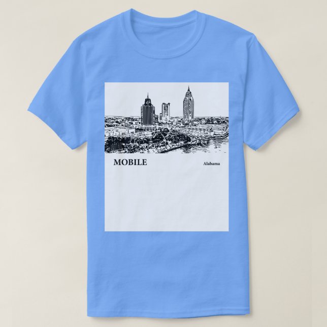 Mobile Alabama TShirt 1 (Design Front)