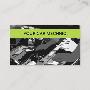 Mobile Automotive Repair Mechanic Business Card