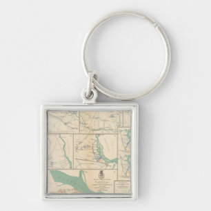 Mobile, Blakely, Messinger's Ferry-Canton Key Ring