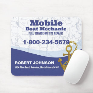 Mobile Boat Mechanic Mouse Mat