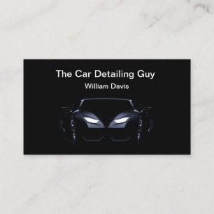 Mobile Car Automotive Detailing Business Cards