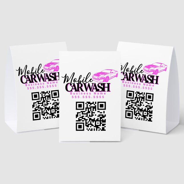 Mobile Car Wash Detail Business QR Code (Insitu(Multi))
