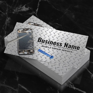 Mobile Cell Phone Repair Service Professional Business Card