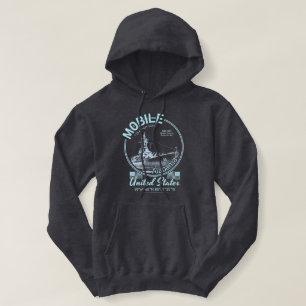 MOBILE CITY ALABAMA - USS ALABAMA BATTLESHIP HOODIE