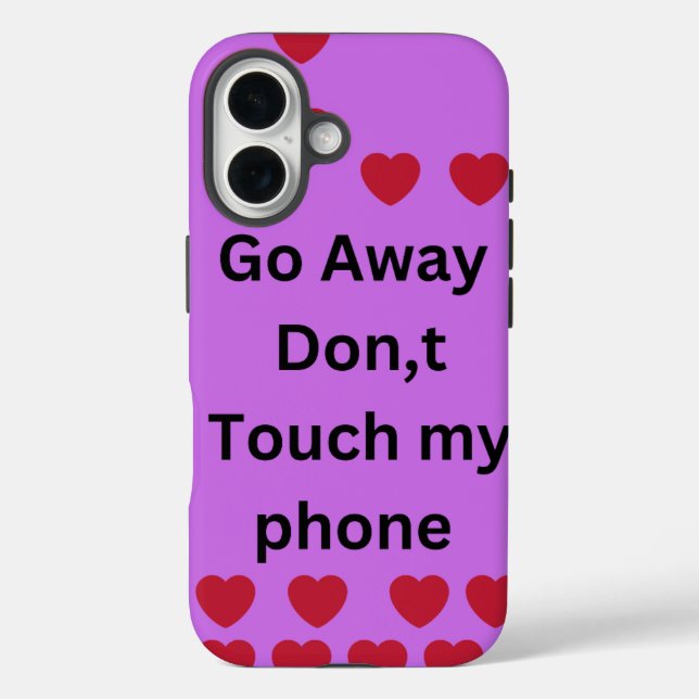 mobile cover red heart (Back)