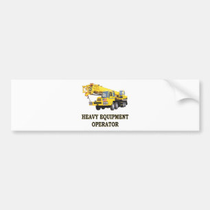 MOBILE CRANE BUMPER STICKER