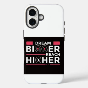 mobile design for beautiful self motivation iPhone 16 case