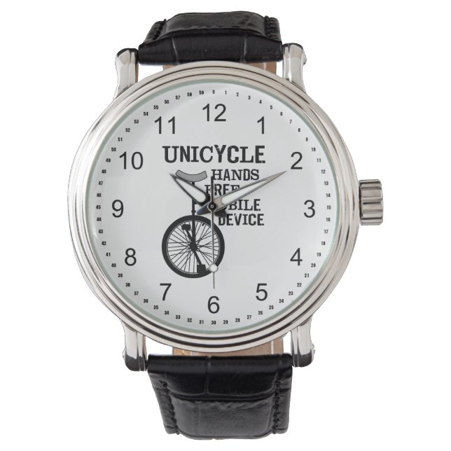 Mobile Device Bold Wall Clock Watch (Front)