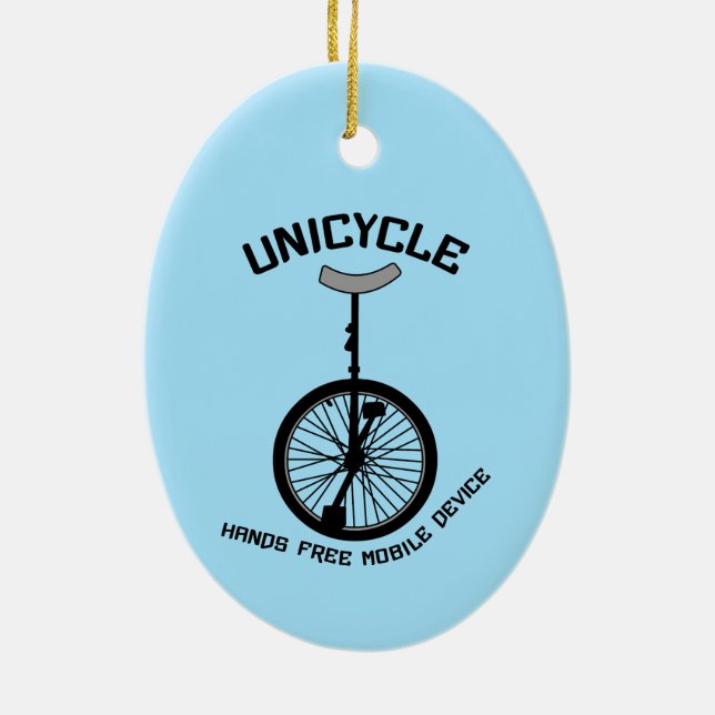 Mobile Device Curved Ceramic Tree Decoration (Back)