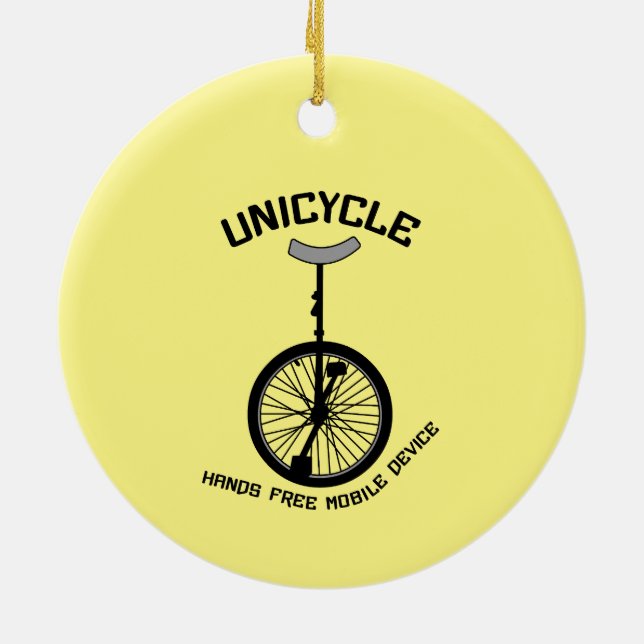 Mobile Device Curved Ceramic Tree Decoration (Back)