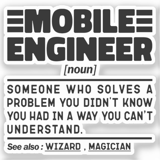 Mobile Engineer Noun Troubleshooting Specialist (Front)