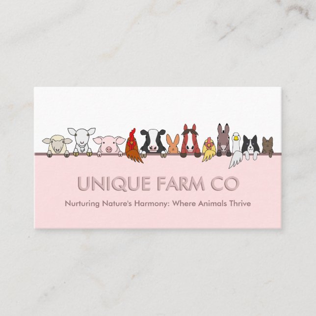 Mobile Farm Vet Business Card (Front)