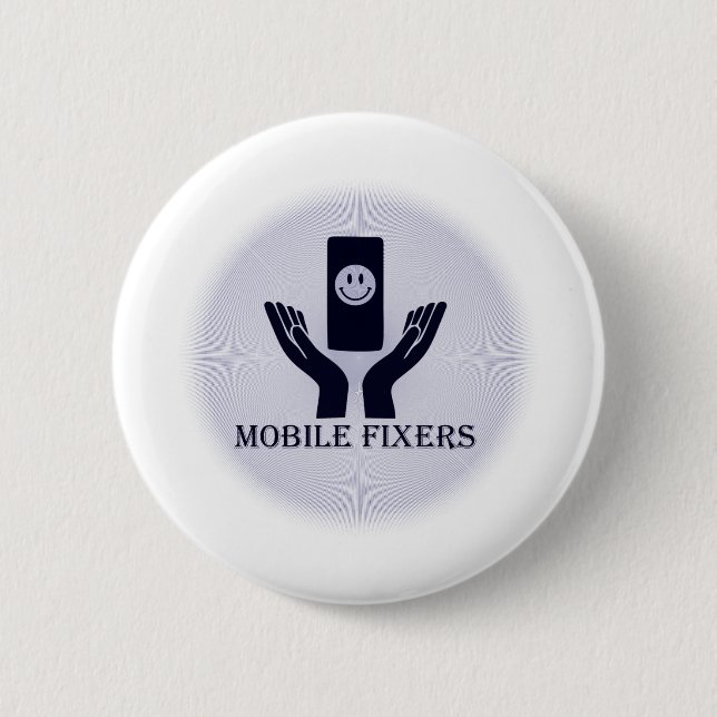 Mobile Fixers 6 Cm Round Badge (Front)