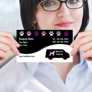 Mobile Grooming Business Cards