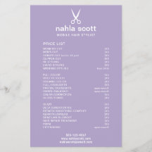 Mobile Hair Stylist Scissors Price List Purple