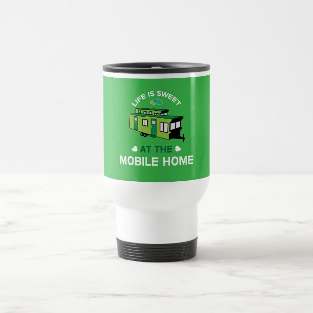 Mobile Homes | Static Caravans | New Home | Retire Travel Mug (Center)