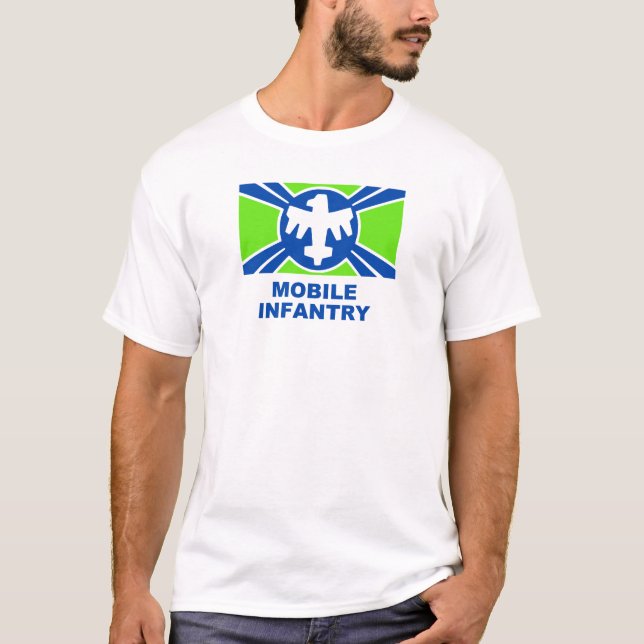Mobile Infantry Flag T-Shirt (Front)