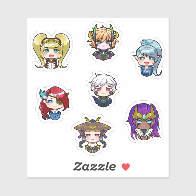 Mobile Legends Bang Bang Heroes Skin Set (Sheet)