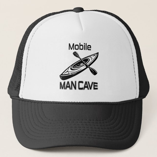 Mobile Man Cave Kayak Trucker Hat (Front)