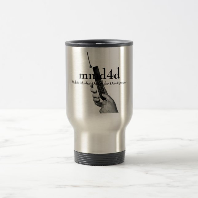 Mobile Market Design for Development Travel Mug (Center)