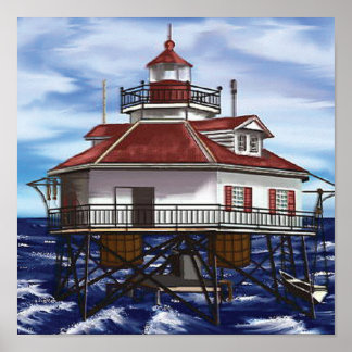 Mobile Middle Bay lighthouse Poster