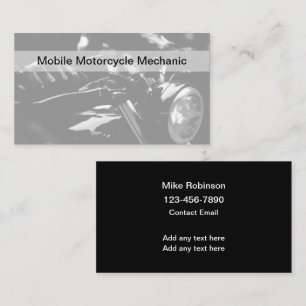 Mobile Motorcycle Mechanic Cool Business Cards