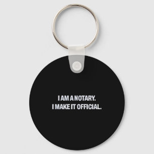 Mobile Notary Public Loan Signing Agent Gift Key Ring