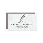 Mobile Notary Quill Marble