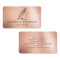 Mobile Notary Quill Rose Gold Brushed Metal
