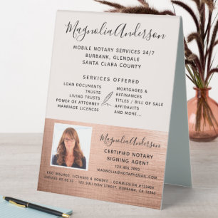 Mobile Notary Services Rose Gold Photo 