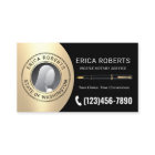 Mobile Notary Signing Agent Black & Gold Photo