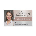 Mobile Notary Signing Agent Elegant Silver Photo