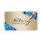 Mobile Notary Signing Agent Modern Gold Blue Agate