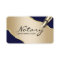 Mobile Notary Signing Agent Modern Navy & Gold