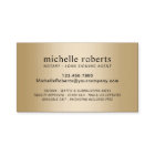 Mobile Notary Signing Agent Modern Purple & Gold