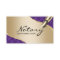 Mobile Notary Signing Agent Modern Purple & Gold