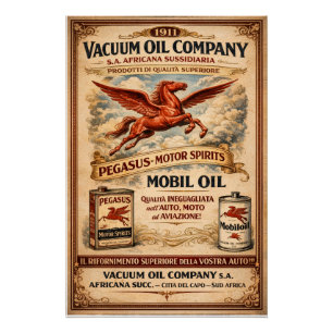 mobile oil companty poster