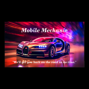 Mobile / Onsite Car Repair Business Card