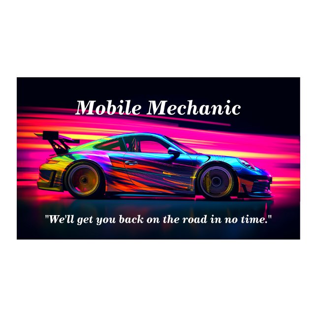 Mobile / Onsite Car Repair Business Card (Creator Uploaded)