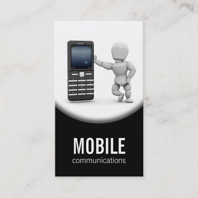 Mobile Phone Business Card (Front)