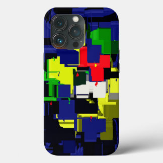 Mobile phone case with abstract design.