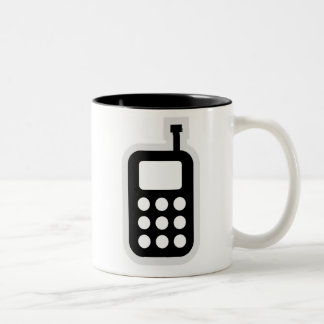 Mobile Phone Two-Tone Coffee Mug