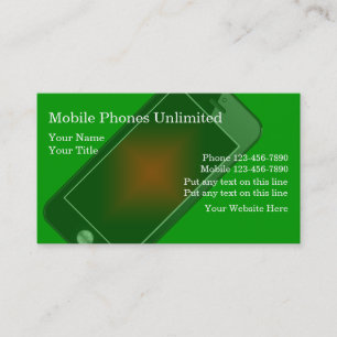 Mobile Phones Business Cards