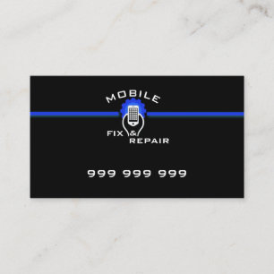 Mobile repair elegant business card