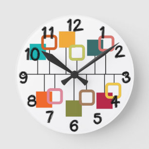 Mobile round clock