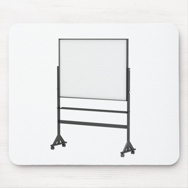 Mobile school whiteboard on wheels mouse mat (Front)