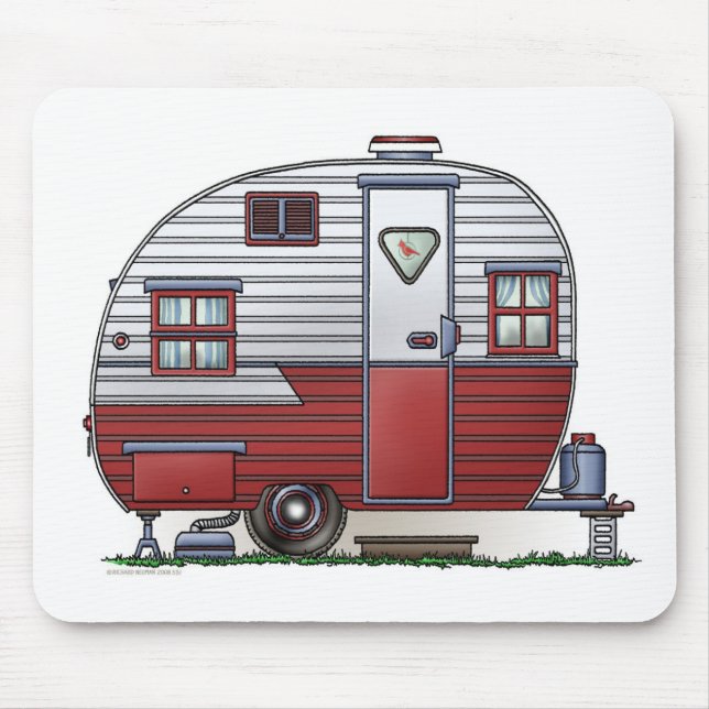 Mobile Scout Camper Mousepad (Front)